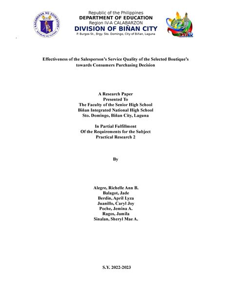 division of binan|Research .